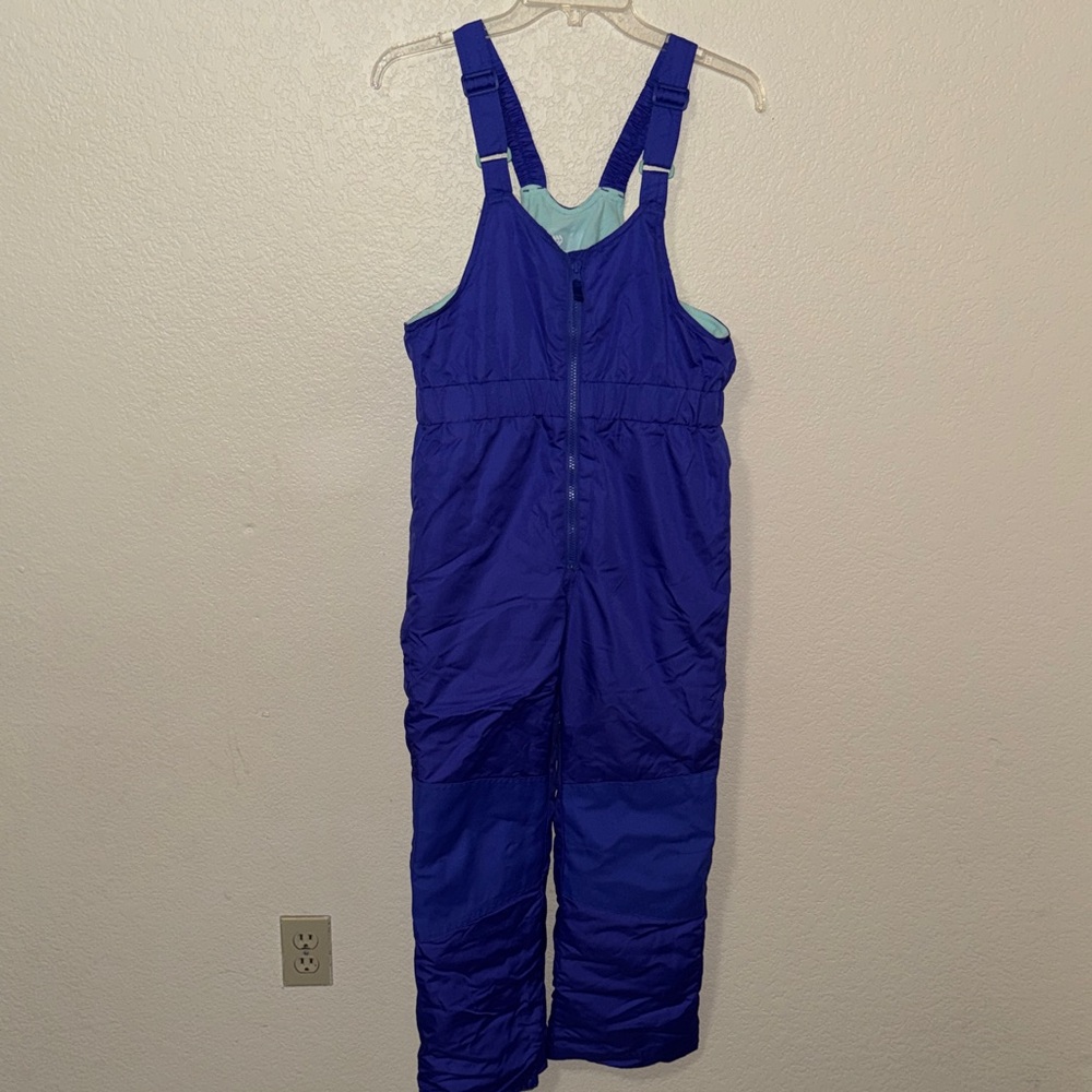 Girls All in Motion Kids Bright Blue Overalls